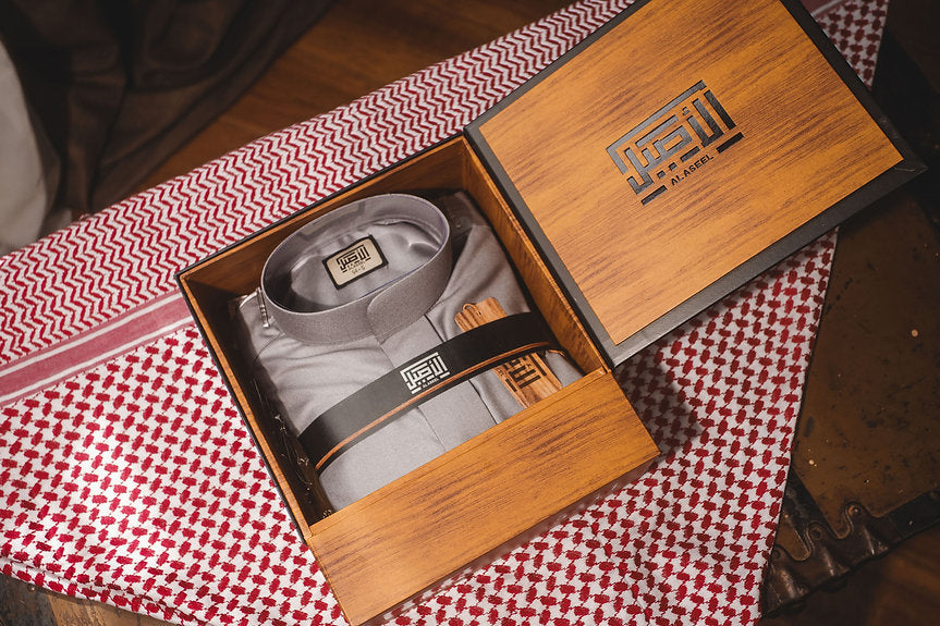 Al-Aseel Winter Thobe Silver