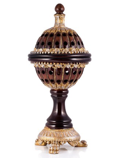 Bakhoor Resin Charcoal Incense Burner Luxury Globe