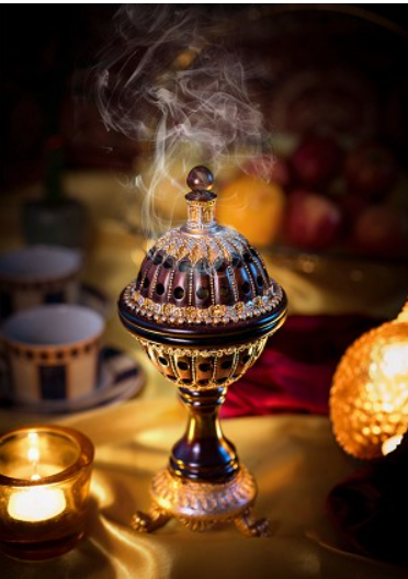 Bakhoor Resin Charcoal Incense Burner Luxury Globe