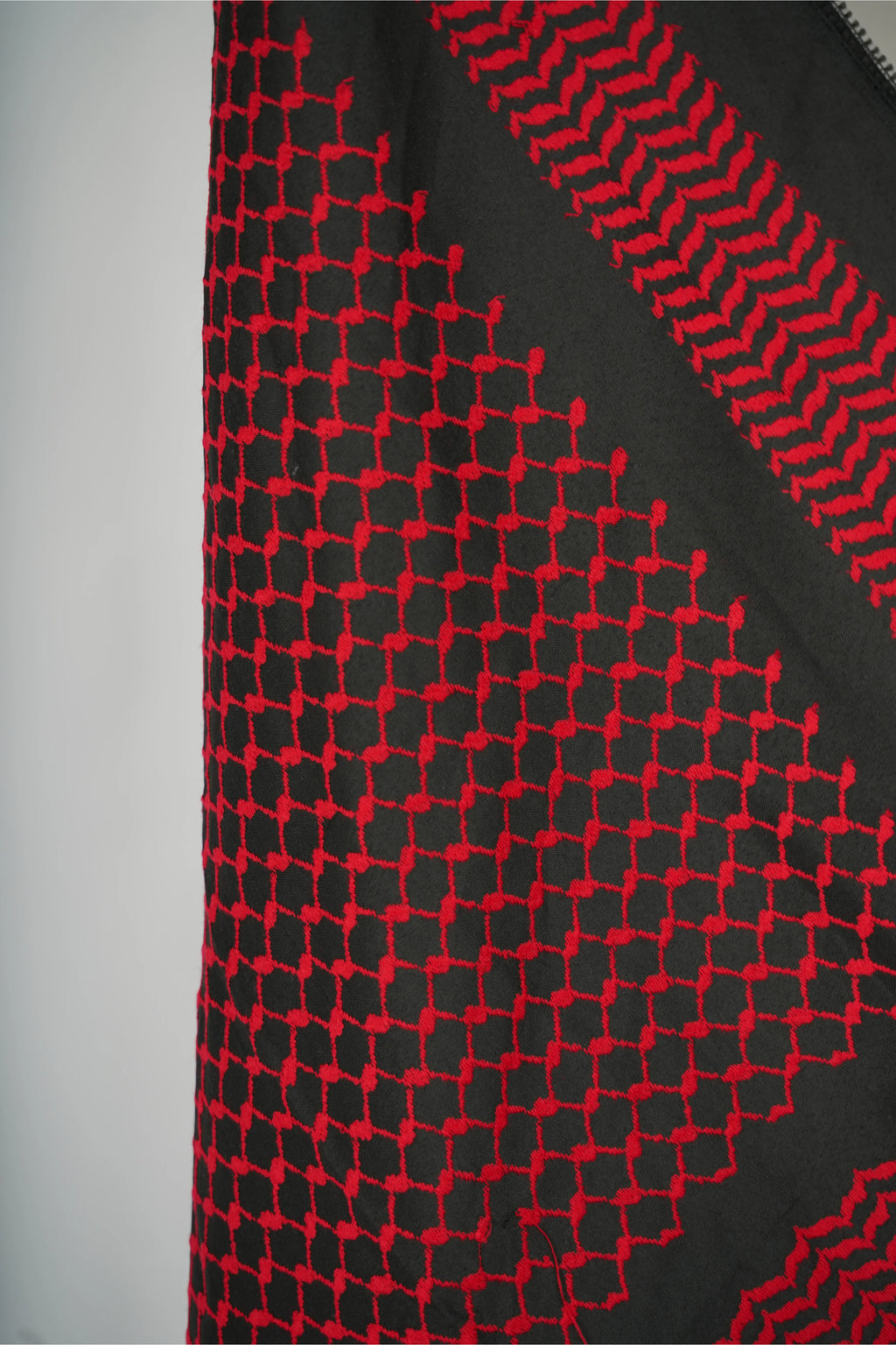 Black and Red Nablus Kufiya