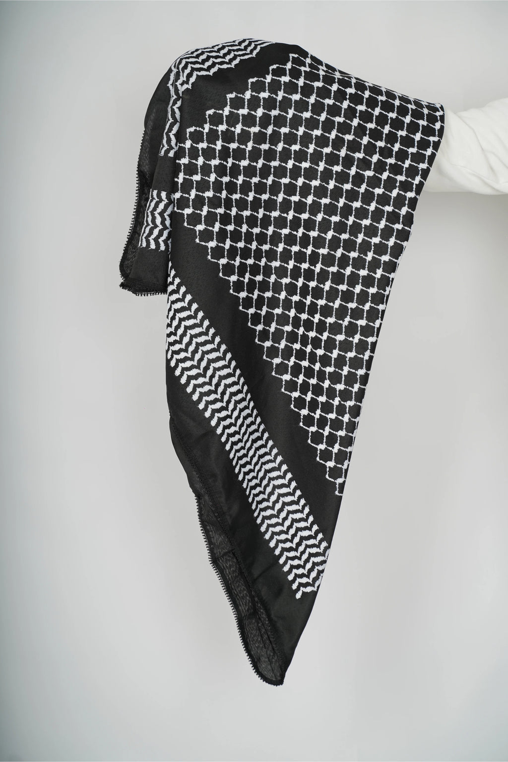 Black and White Nablus Kufiya