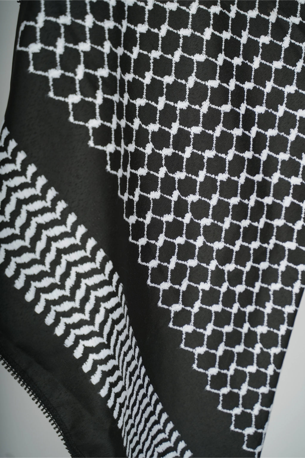 Black and White Nablus Kufiya