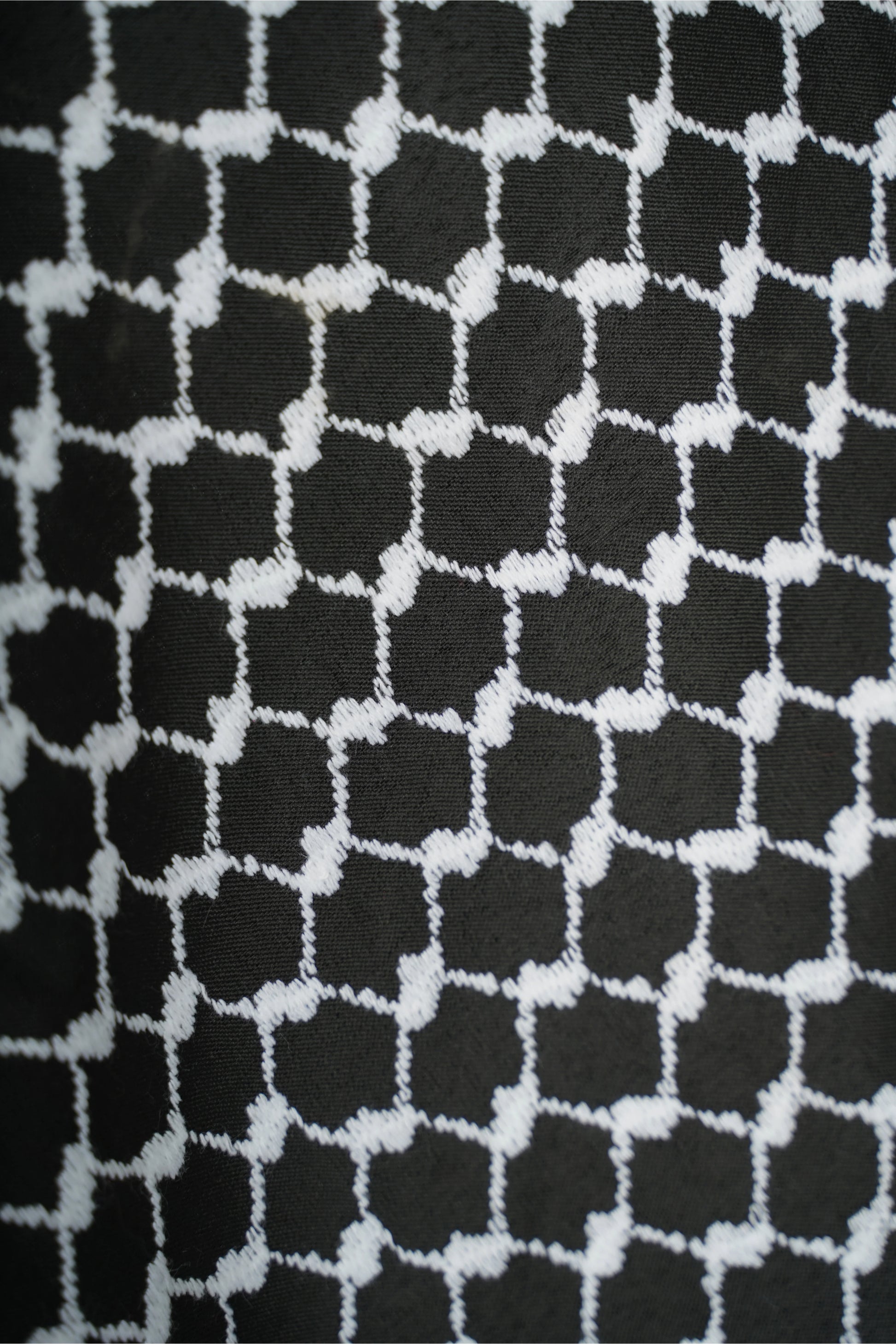 Black and White Nablus Kufiya