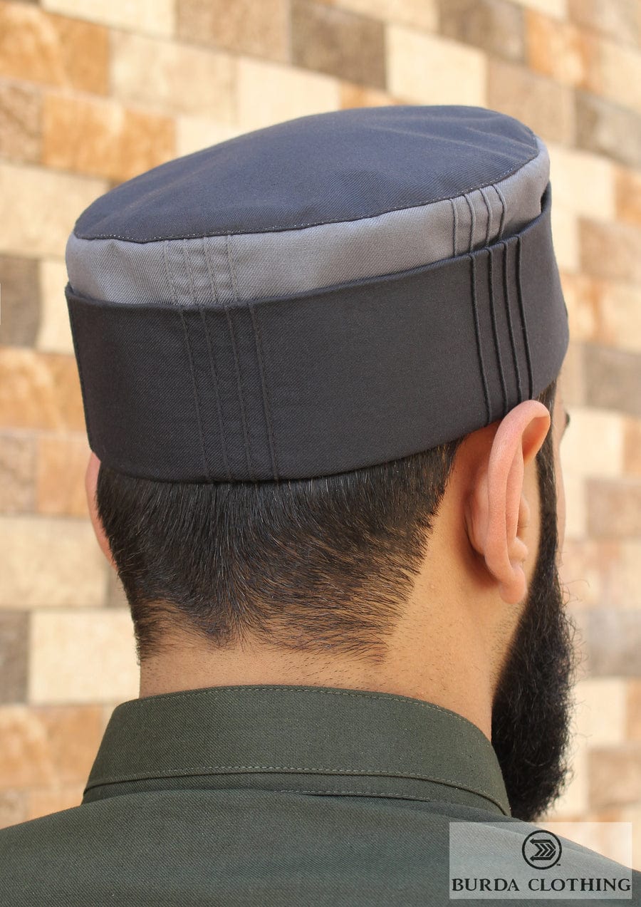 Folded Kufi Two Tone
