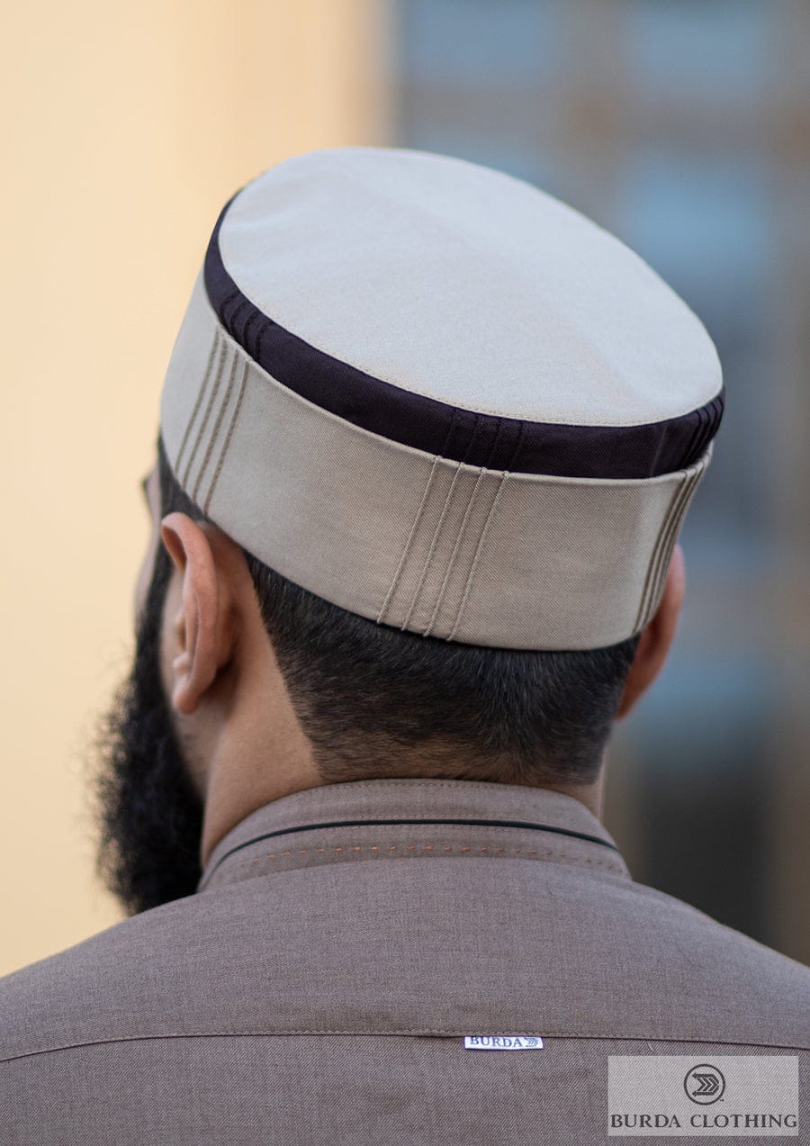 Folded Kufi Two Tone