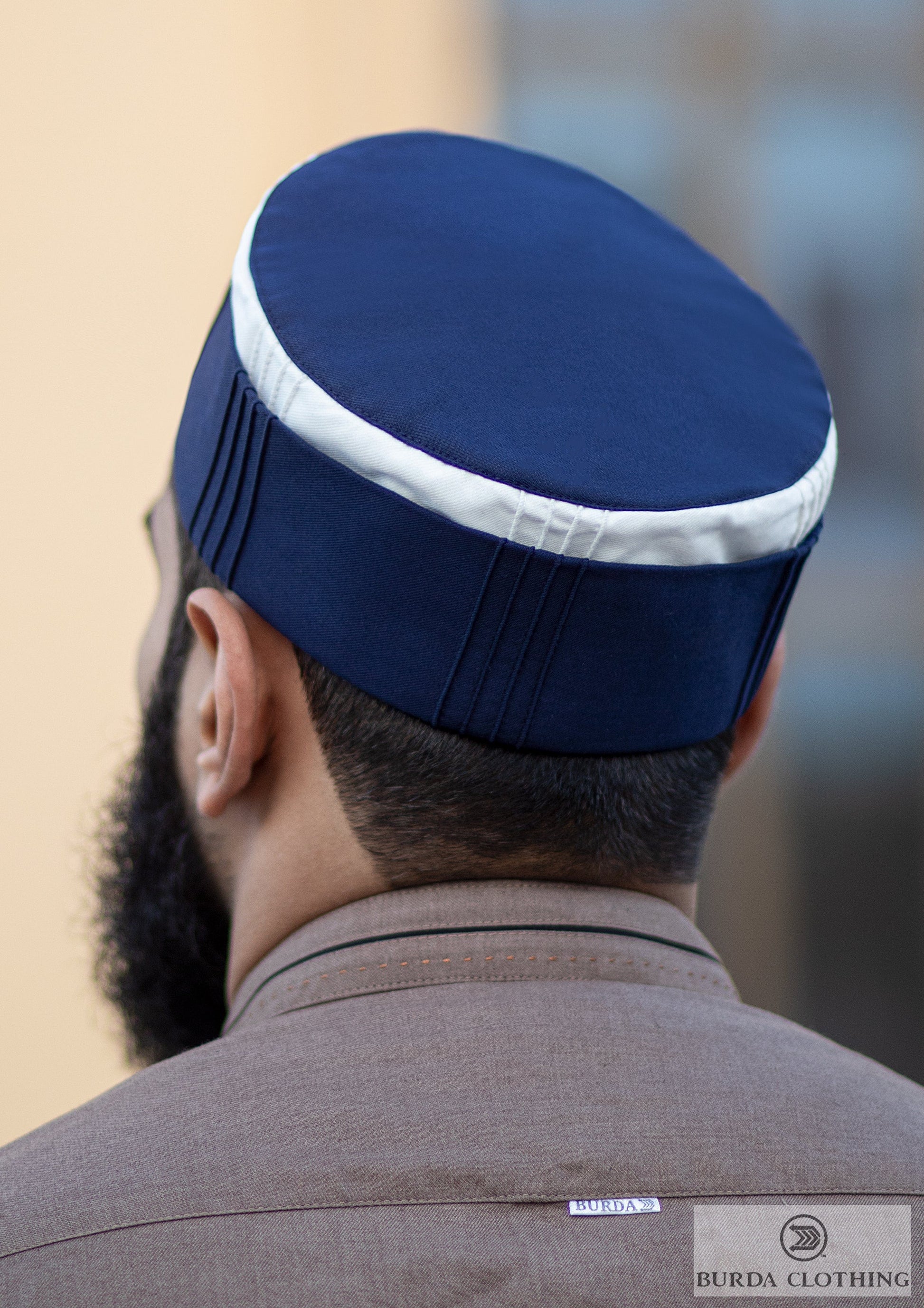 Folded Kufi Two Tone