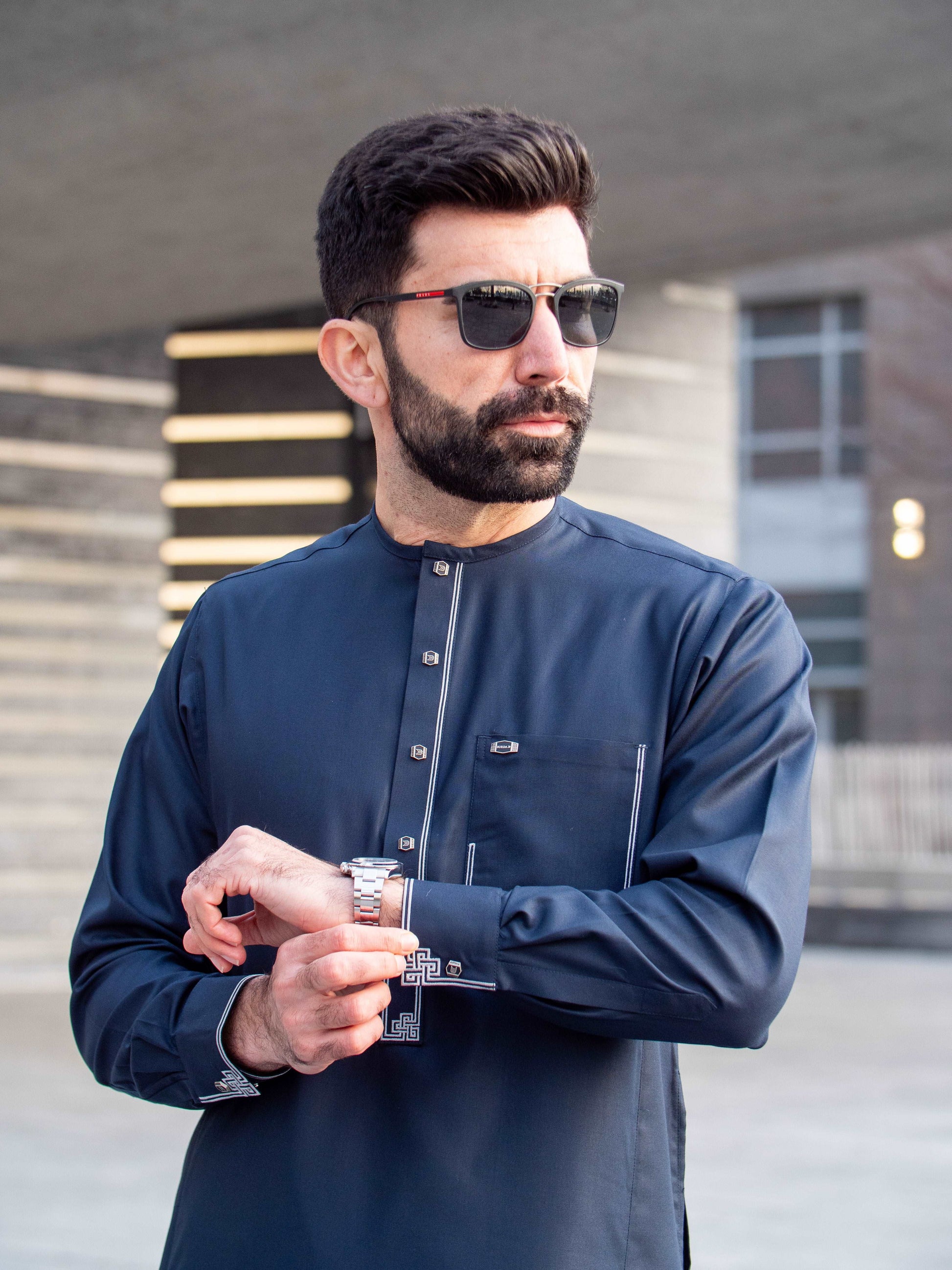 Adult Premium Thobe 105B Blue