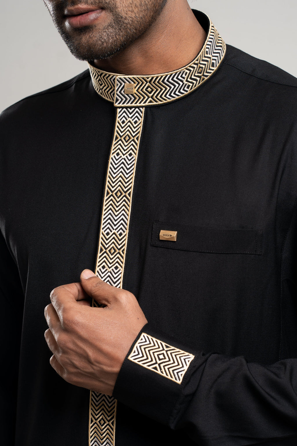 Adult Premium Thobe 215 Black (Father & Son)