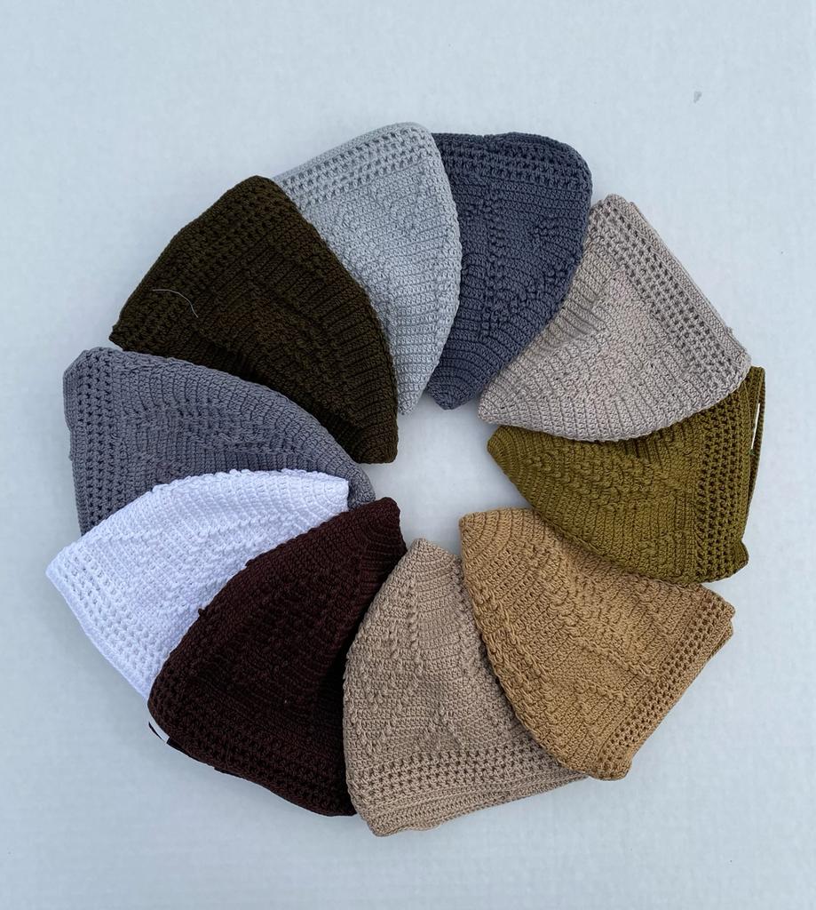 Skull Knit Cotton kufi