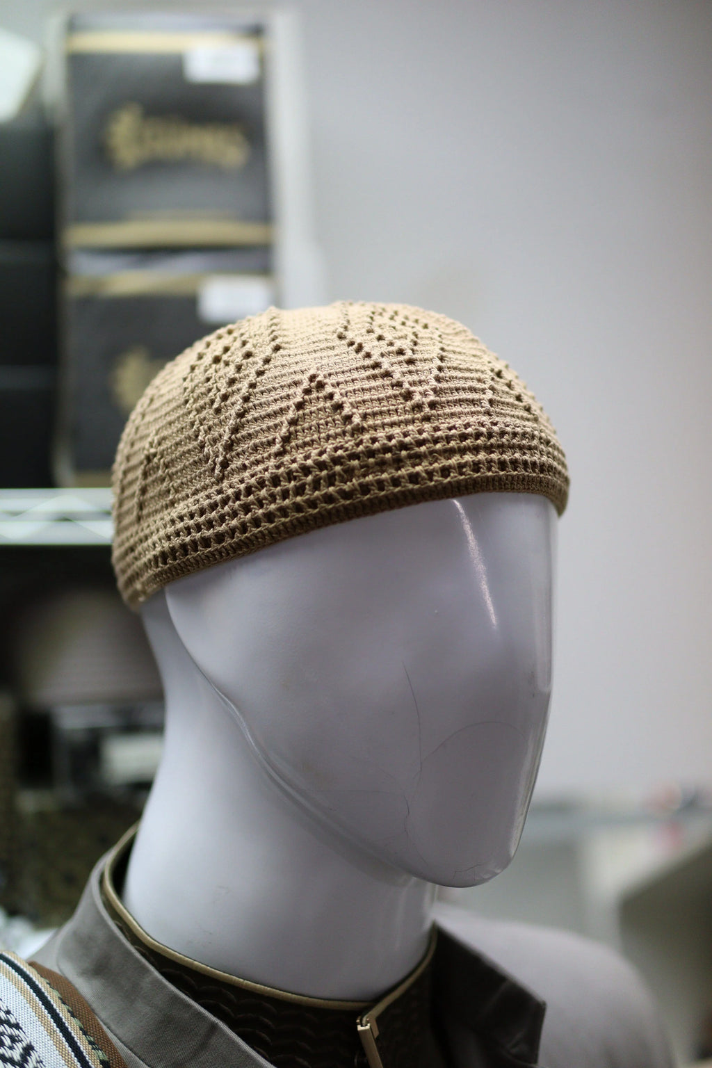 Skull Knit Cotton kufi