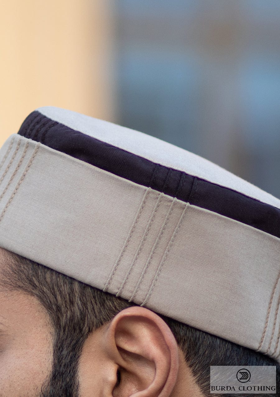 Folded Kufi Two Tone