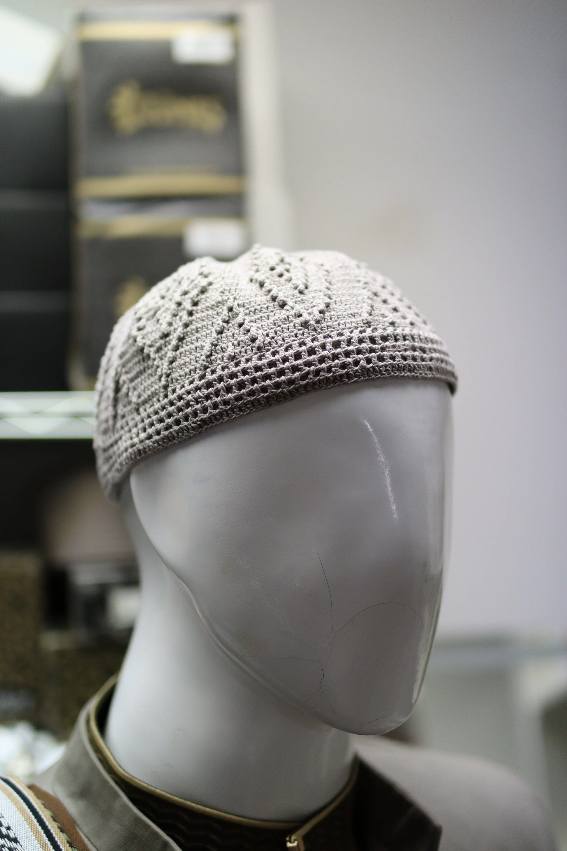 Skull Knit Cotton kufi