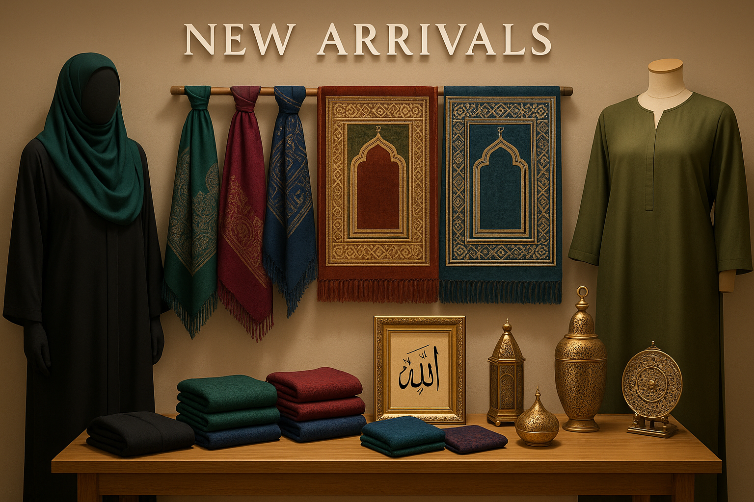 new arrival on : Islamic Gift Shop: Turkish Hijabs, Prayer Rugs, Clothing, and Gifts
